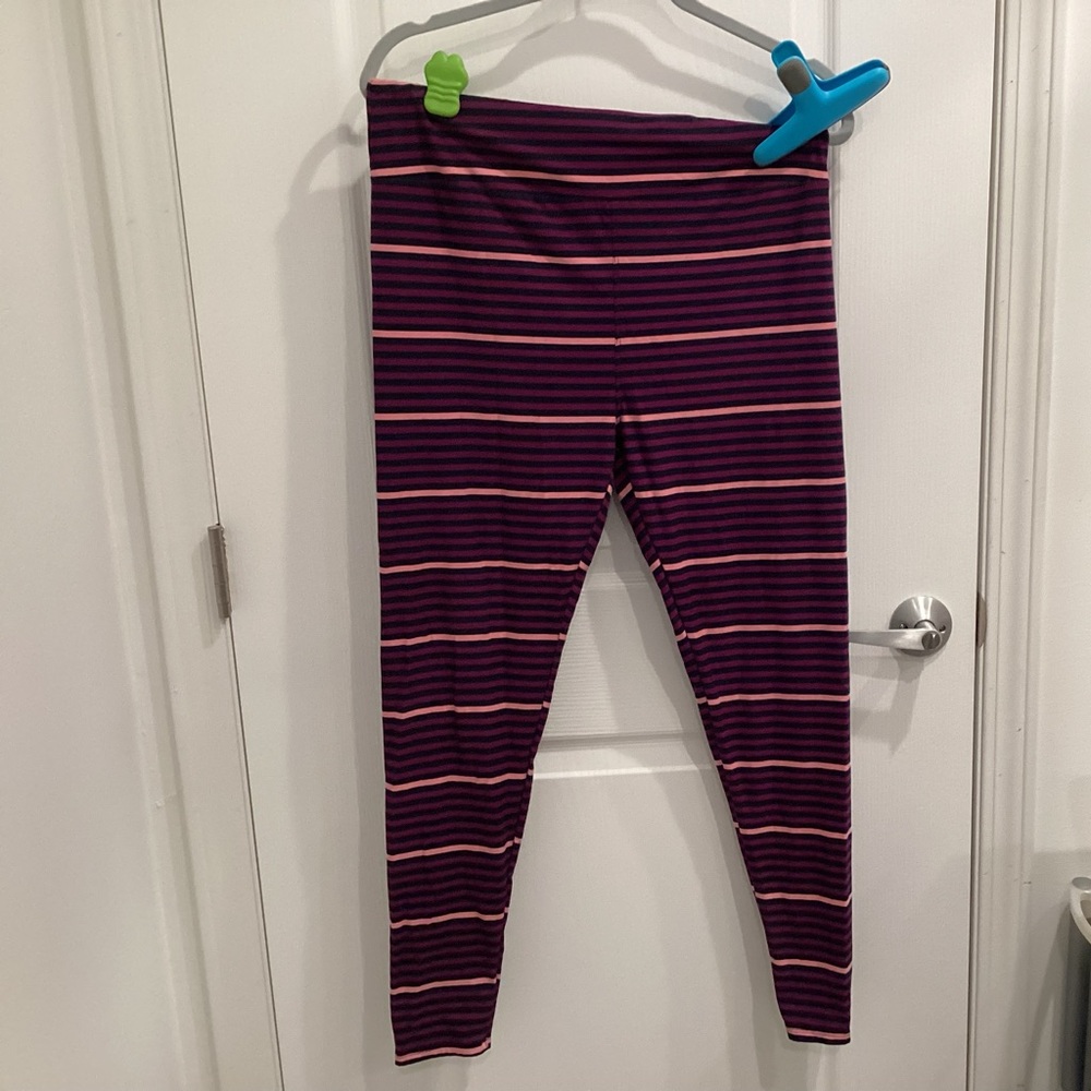 Pink Purple and Navy Striped Garment